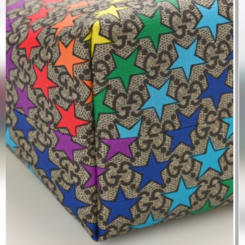 Gucci HG Supreme Monogram Children's Star Print Mini Tote - Picture 4 of 5